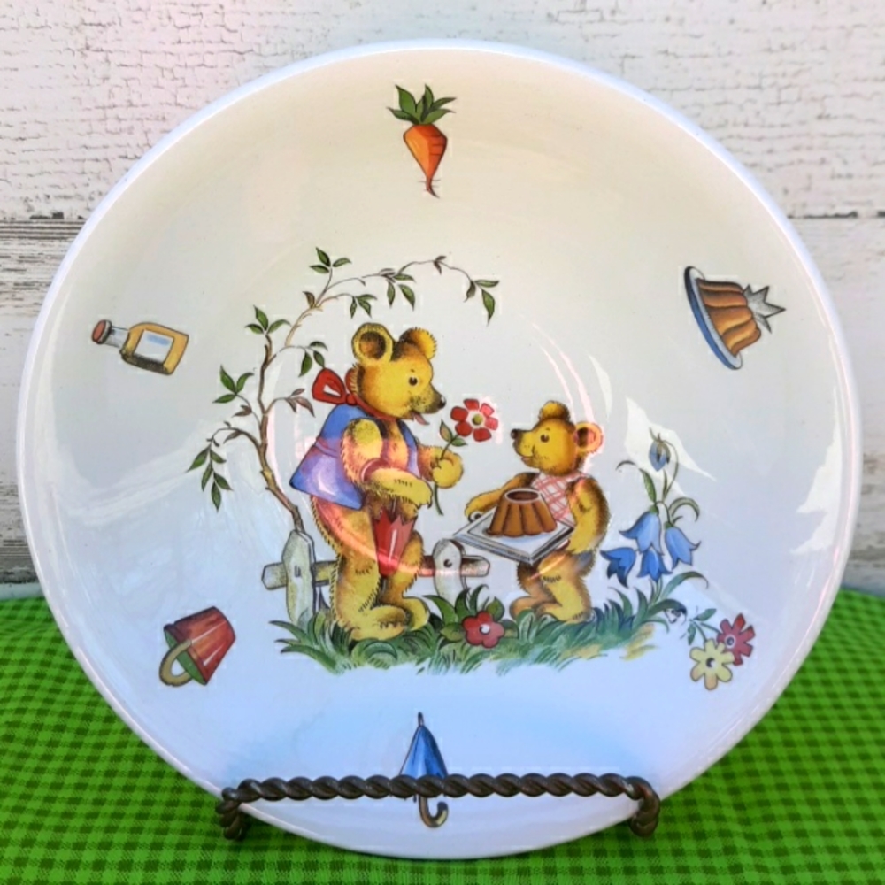 VTG JAMES KENT OLD FOLEY STAFFORDSHIRE 3 PIECE CHILDREN'S DINING SET - Picture 5 of 11